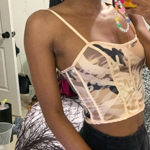 iamgia evanthie corset top